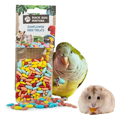 Back Zoo Nature Parrot Sunflower Seed Treats snacks gedroogd 100 gr