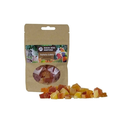 BACK ZOO NATURE PAPAYA CUBES 50 GR