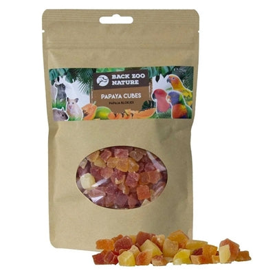 BACK ZOO NATURE PAPAYA CUBES 250 GR