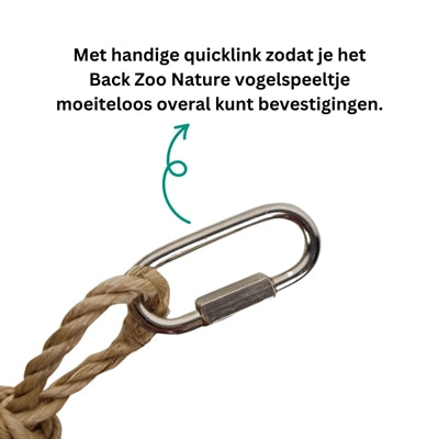 Back Zoo Nature Forest Ring vogelspeelgoed ca. 22x10x6 cm