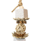 Back Zoo Nature Stone Block Rock vogelspeelgoed ca. 34x8X8 cm