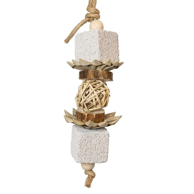 Back Zoo Nature Stone Block Rock vogelspeelgoed ca. 34x8X8 cm
