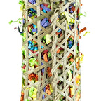 Back Zoo Nature Parakeet Woven Bamboo Pouch vogelspeelgoed
