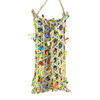 Back Zoo Nature Parakeet Woven Bamboo Pouch vogelspeelgoed