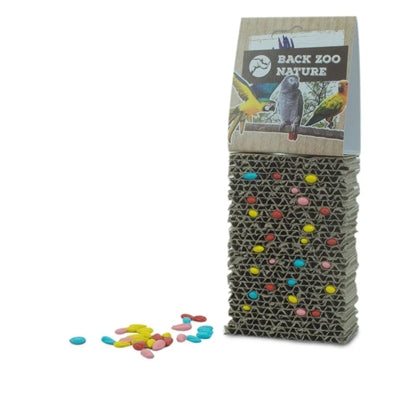 Back Zoo Nature Cardboard Treat Block vogelspeelgoed 14x8X4 cm