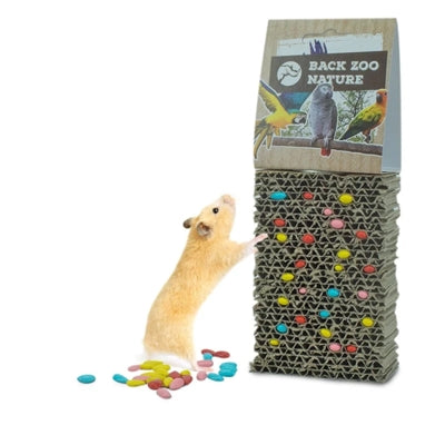 Back Zoo Nature Cardboard Treat Block vogelspeelgoed 14x8X4 cm