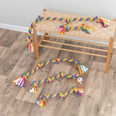 Trixie Flostouw Regenboog hondenspeelgoed