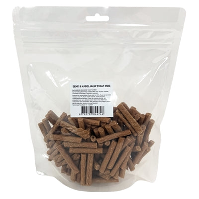 i am Mini Sticks Eend / Kabeljauw hondensnacks zacht 350 gr