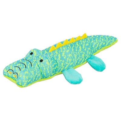Trixie Krokodil Stof Aqua / Groen hondenspeelgoed 33x13,5x7,5 cm