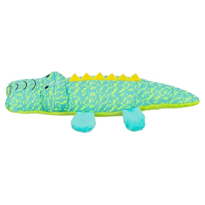Trixie Krokodil Stof Aqua / Groen hondenspeelgoed 33x13,5x7,5 cm