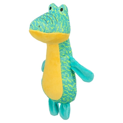 Trixie Alligator Stof Groen hondenspeelgoed 29x16x10,5 cm