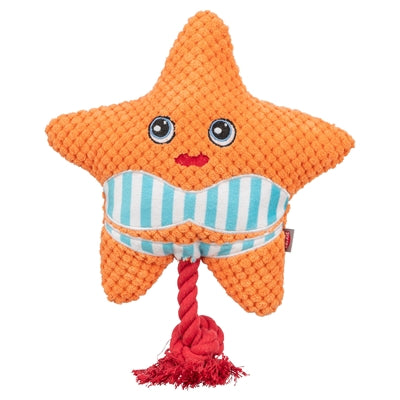 Trixie Zeester Met Flostouw Oranje hondenspeelgoed 22x18x7,5 cm