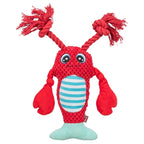 Trixie Kreeft Met Flostouw Rood hondenspeelgoed 34x17x10,5 cm