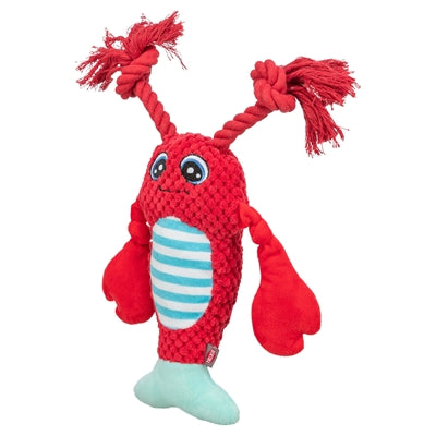 Trixie Kreeft Met Flostouw Rood hondenspeelgoed 34x17x10,5 cm