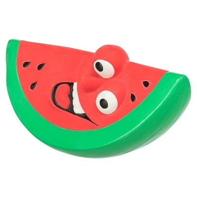 Trixie Watermeloen Latex Rood / Groen hondenspeelgoed 15,5x8,5x7 cm