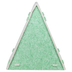 Trixie Kattenmand Speelbox Lucy Driehoekig Vilt Zand / Groen kattenspeelgoed 46x38x50 cm