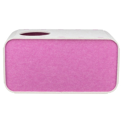 Trixie Speelbox Merle Vierkant Vilt Zand / Roze kattenspeelgoed 58x27x29 cm