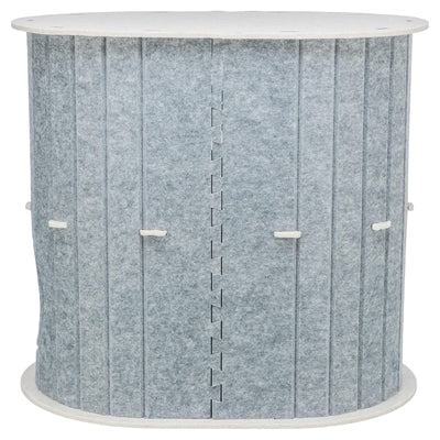 Trixie Speelbox Mara Ovaal Vilt Zand / Grijs kattenspeelgoed 66x46x62 cm