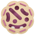 Trixie Hole'n'roll Bloem Vilt Roze / Beige kattenspeelgoed 30x30x7,5 cm
