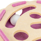 Trixie Hole'n'roll Bloem Vilt Roze / Beige kattenspeelgoed 30x30x7,5 cm