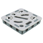 Trixie Hole'n'roll Box Vilt Grijs kattenspeelgoed 30x30x7,5 cm