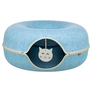Trixie Speeldonut Vilt Blauw kattenspeelgoed 60x60 cm