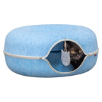 Trixie Speeldonut Vilt Blauw kattenspeelgoed 60x60 cm