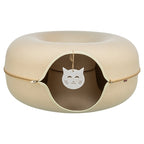 Trixie Speeldonut Vilt Beige kattenspeelgoed 60x60 cm