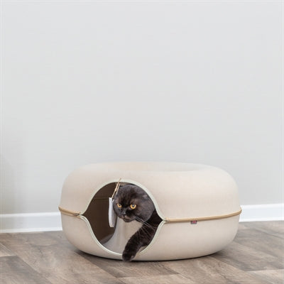 Trixie Speeldonut Vilt Beige kattenspeelgoed 60x60 cm