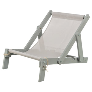 Trixie Strandstoel Hout Grijs kattenmand 51x33x37 cm