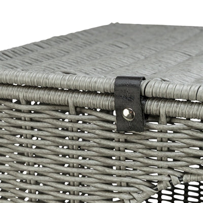 Trixie Kattenmand Amalia Hoekig Polyrattan Grijs 37x35x57 cm