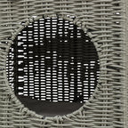 Trixie Kattenmand Amalia Hoekig Polyrattan Grijs 37x35x57 cm