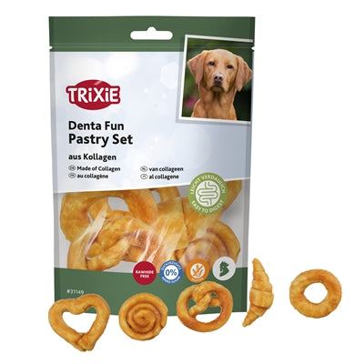 Trixie Denta Fun Pastry Met Collageen hondensnacks kauwsnack 100 gr