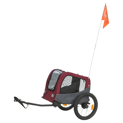 Trixie Hondenfietskar Grijs / Rood outdoor 61/125x56x64 cm