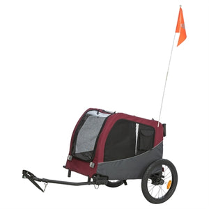 Trixie Hondenfietskat Grijs / Rood outdoor