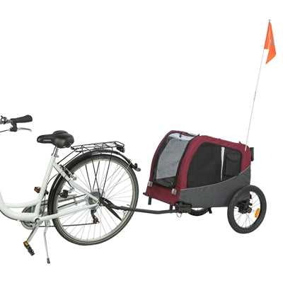 Trixie Hondenfietskat Grijs / Rood outdoor