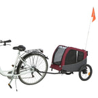 Trixie Hondenfietskat Grijs / Rood outdoor