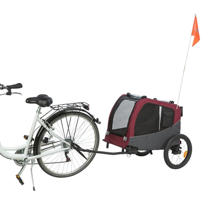 Trixie Hondenfietskat Grijs / Rood outdoor