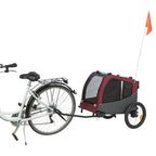 Trixie Hondenfietskat Grijs / Rood outdoor