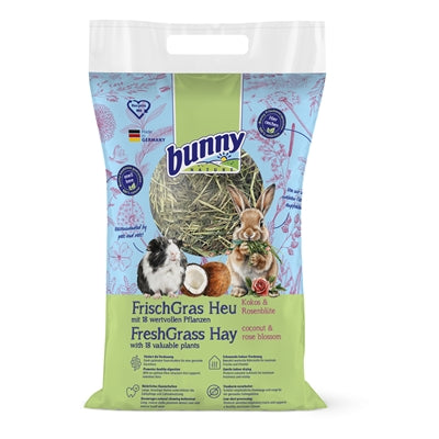 BUNNY NATURE FRESHGRASS HOOI KOKOS / ROZENBLOESEM 500 GR