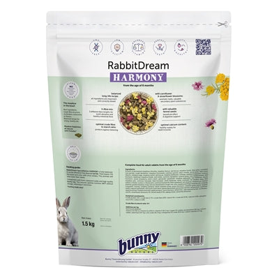 Bunny Nature Konijnendroom Special Edition Harmony knaagdiervoer konijnenvoer 1,5 kg