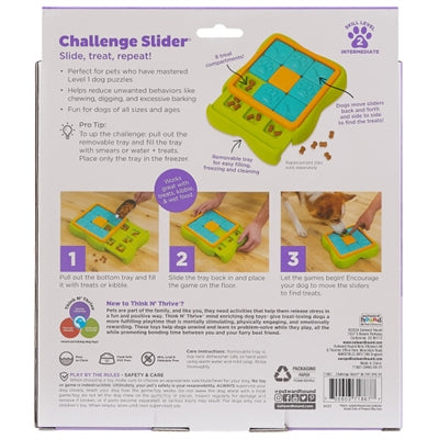 Nina Ottosson Challenge Slider Level 2 hondenspeelgoed 26x24x5 cm