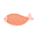Martin Likmat Vis Siliconen Roze voerbak kat 28,5x14x1 cm
