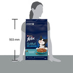 Felix Droog Dubbel zo Lekker Zalm / Vis / Rode Biet kattenvoer droogvoer 4 kg