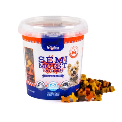 FRIGERA SOFT TREATS MINI MIX BONES 500 GR