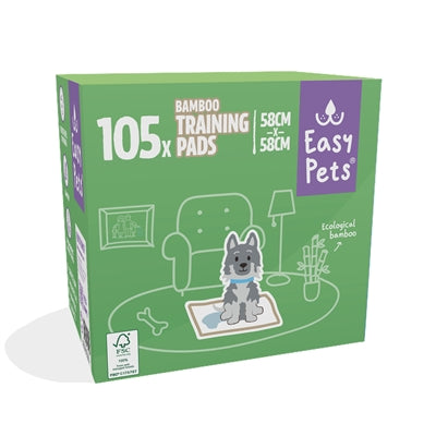 EASYPETS PUPPY TRAINING PADS BAMBOO 58X58 CM 105 ST