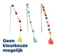 CROCI KATTENHENGEL POMPOM ASSORTI 30X5 CM