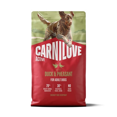 CARNILOVE ACTIVE ADULT ALL BREEDS DUCK / PHEASANT 4 KG