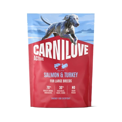 Carnilove Active Adult Large Breed Salmon / Turkey hondenvoer droogvoer 1,5 kg