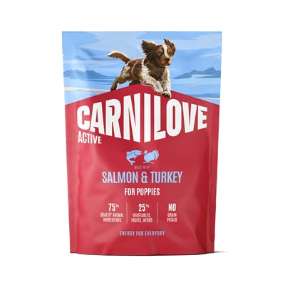 CARNILOVE ACTIVE PUPPY SALMON / TURKEY 1,5 KG